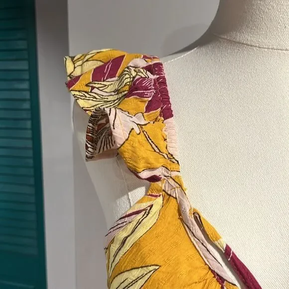 BOG Bohemian Original Gratitude Collective NWT floral romper - XS - Picture 7 of 12